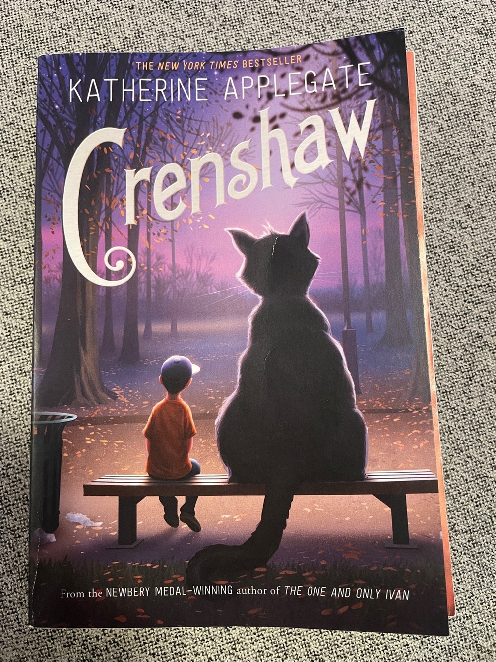 Crenshaw by Katherine Applegate Paperback Book Good Condition Kids Fiction